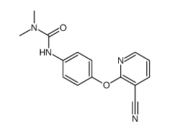 3-[4-(3-cyanopyridin-2-yl)oxyphenyl]-1,1-dimethylurea结构式