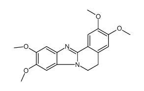 2,3,9,10-tetramethoxy-5,6-dihydrobenzimidazolo[2,1-a]isoquinoline Structure