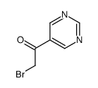 2-溴-1-(5-嘧啶)-乙酮结构式