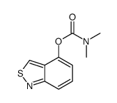 2,1-benzothiazol-4-yl N,N-dimethylcarbamate结构式