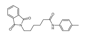 6-(1,3-dioxoisoindol-2-yl)-N-(4-methylphenyl)hexanamide Structure
