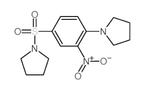 1-(3-nitro-4-pyrrolidin-1-yl-phenyl)sulfonylpyrrolidine Structure