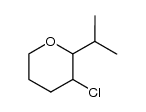 3-chloro-2-isopropyltetrahydropyran结构式