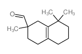 2-Naphthalenecarboxaldehyde,1,2,3,4,5,6,7,8-octahydro-2,8,8-trimethyl- Structure