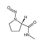 2-Pyrrolidinecarboxamide,N-methyl-1-nitroso-,(S)-(9CI) structure