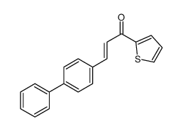 3-(4-phenylphenyl)-1-thiophen-2-ylprop-2-en-1-one Structure