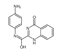 N-(4-aminophenyl)-4-oxo-1H-quinazoline-2-carboxamide结构式