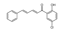 1-(5'-Chlor-2'-hydroxyphenyl)-5-phenyl-2,4-pentadien-1-on Structure