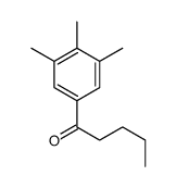 1-(3,4,5-trimethylphenyl)pentan-1-one Structure