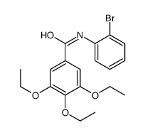 N-(2-bromophenyl)-3,4,5-triethoxybenzamide Structure