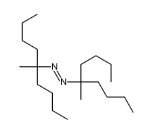 bis(5-methylnonan-5-yl)diazene结构式