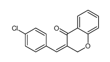 3-[(4-chlorophenyl)methylidene]chromen-4-one Structure