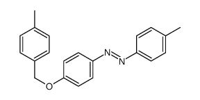 (4-methylphenyl)-[4-[(4-methylphenyl)methoxy]phenyl]diazene Structure