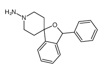 1-phenylspiro[1H-2-benzofuran-3,4'-piperidine]-1'-amine结构式