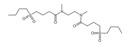 4-butylsulfonyl-N-[2-[4-butylsulfonylbutanoyl(methyl)amino]ethyl]-N-methylbutanamide Structure