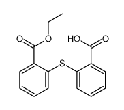 2-(2-ethoxycarbonylphenyl)sulfanylbenzoic acid结构式
