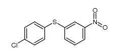 3-((4-chlorophenyl)thio)-1-nitrobenzene Structure