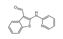 2-(pyridin-2-ylamino)-1-benzothiophene-3-carbaldehyde结构式
