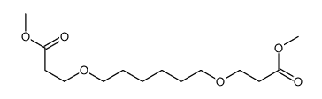 methyl 3-[6-(3-methoxy-3-oxopropoxy)hexoxy]propanoate结构式