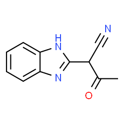 1H-Benzimidazole-2-acetonitrile,alpha-acetyl-(9CI)结构式