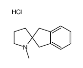 1'-methylspiro[1,3-dihydroindene-2,2'-pyrrolidine],hydrochloride Structure
