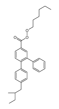 4-(hexyloxy)phenyl (S)-4'-(2-methylbutyl)[1,1'-biphenyl]-4-carboxylate Structure