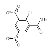 Benzamide,2-chloro-3,5-dinitro- Structure