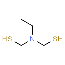 Methanethiol, (ethylimino)di- (7CI) Structure