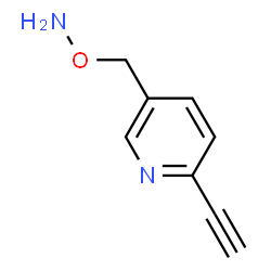 Pyridine, 5-[(aminooxy)methyl]-2-ethynyl- (9CI)结构式
