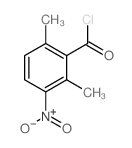 Benzoyl chloride,2,6-dimethyl-3-nitro- Structure