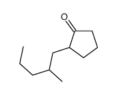 2-(2-methylpentyl)cyclopentan-1-one Structure