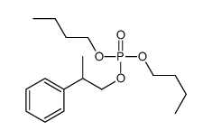 dibutyl 2-phenylpropyl phosphate Structure