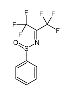 N-(1,1,1,3,3,3-hexafluoropropan-2-ylidene)benzenesulfinamide结构式