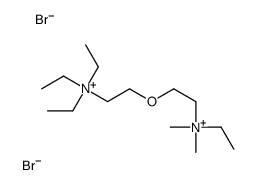 triethyl-[2-[2-[ethyl(dimethyl)azaniumyl]ethoxy]ethyl]azanium,dibromide结构式