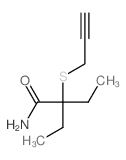 Butanamide,2-ethyl-2-(2-propyn-1-ylthio)-结构式