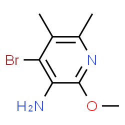 3-Pyridinamine,4-bromo-2-methoxy-5,6-dimethyl- Structure