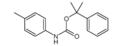 2-phenylpropan-2-yl N-(4-methylphenyl)carbamate结构式