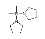 dimethyl(dipyrrolidin-1-yl)silane结构式