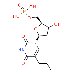 2'-deoxy-5-propyl-5'uridylic acid Structure