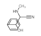 Benzenepropanenitrile, b-hydroxy-a-(methylamino)- Structure