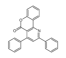 2,4-diphenylchromeno[4,3-b]pyridin-5-one结构式