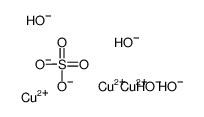 Copper(2+) hydroxide sulfate (3:4:1) Structure