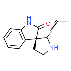 Spiro[3H-indole-3,3-pyrrolidin]-2(1H)-one, 2-ethyl-, (2R,3R)-rel- (9CI) picture