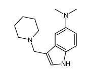 N,N-dimethyl-3-(piperidin-1-ylmethyl)-1H-indol-5-amine结构式