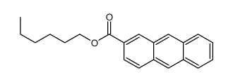 hexyl anthracene-2-carboxylate结构式