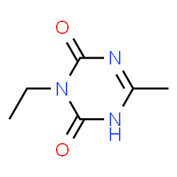 1,3,5-Triazine-2,4(1H,3H)-dione,3-ethyl-6-methyl-(9CI)结构式