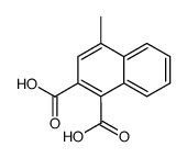 4-methyl-naphthalene-1,2-dicarboxylic acid结构式