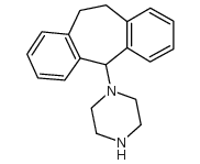 1-(二苯基环庚基)-哌嗪结构式