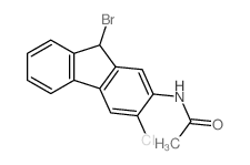 Acetamide,N-(9-bromo-3-chloro-9H-fluoren-2-yl)-结构式