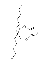 3,3-dihexyl-2,4-dihydrothieno[3,4-b][1,4]dioxepine Structure